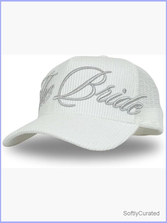 Faith & Forever Trucker Hat - Christian Cross Jesus Hats, Bachelorette Bride main image 4